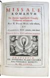 CATHOLIC LITURGY.  Missale Romanum.  1682
